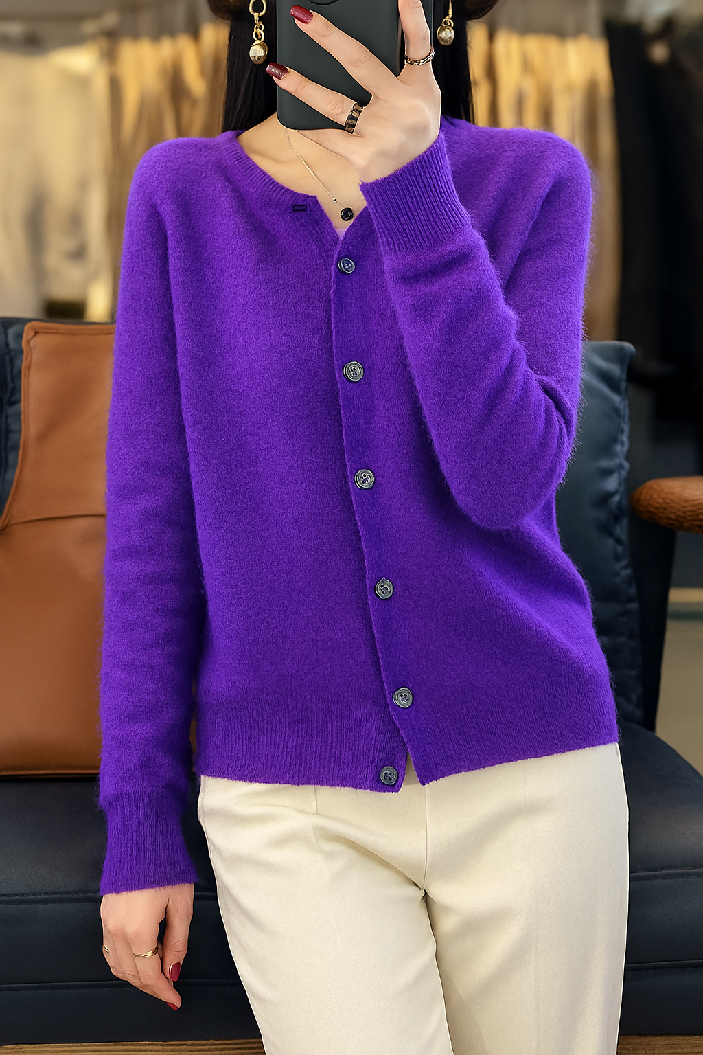 ANGELICA™  - MORBIDO CARDIGAN CON BOTTONI