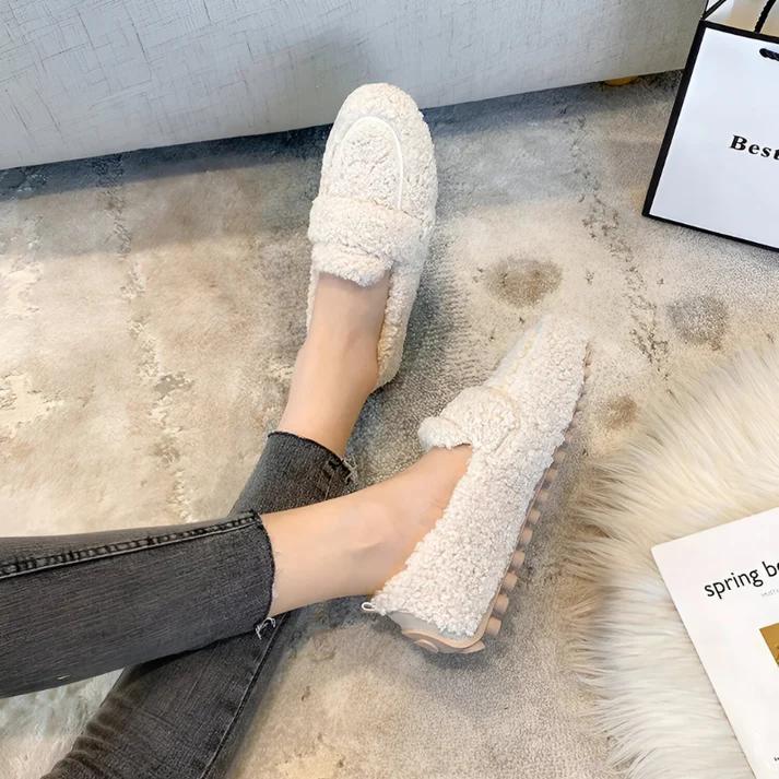 NINA™ | MOCASSINI CALDI E COMODI IN LANA